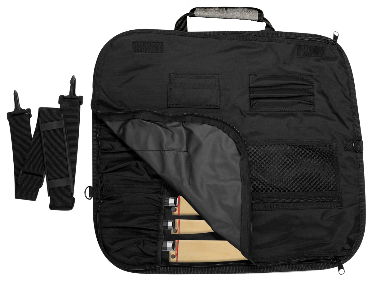 Shun 8–Slot Grey Knife Roll — Grey