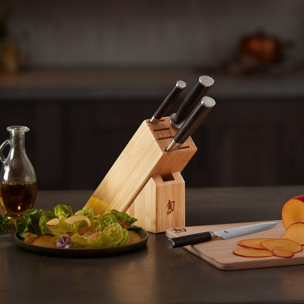 Shun Classic 5-Piece Starter Block Set — Ebony