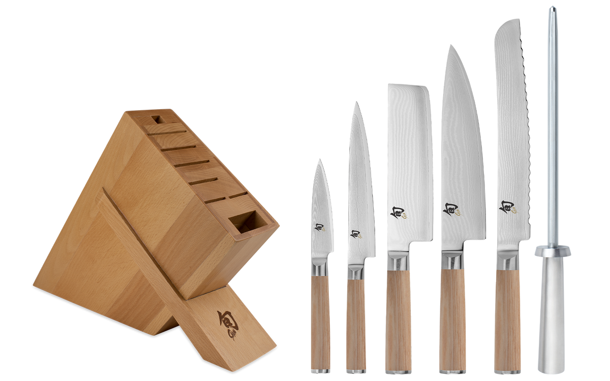 Shun Classic Blonde 7-Piece Block Set — Blonde