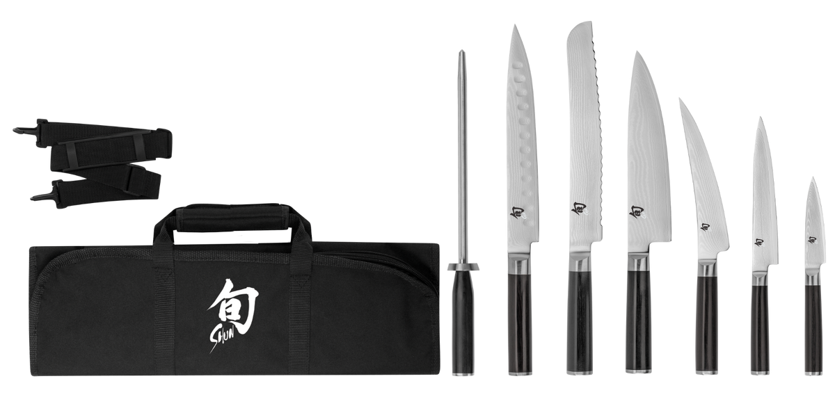 Shun Classic 8-Piece Student Set — Ebony
