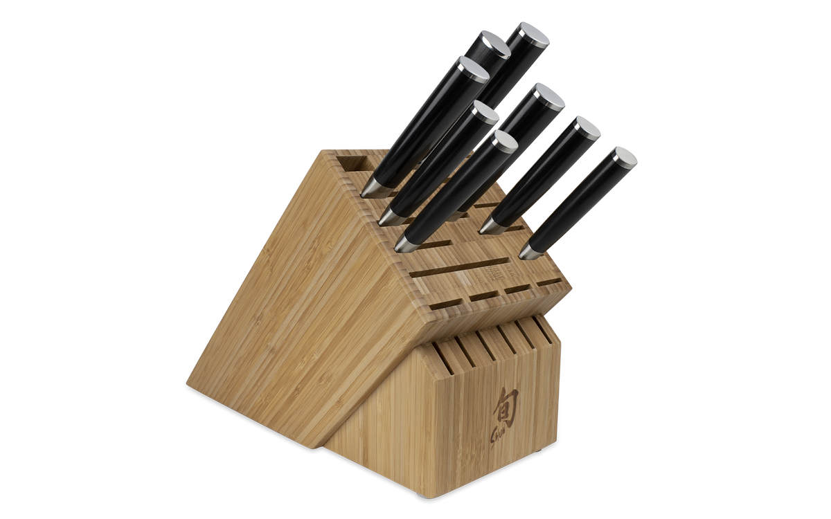 Shun Classic 9-Piece Chef's Choice Block Set — Ebony