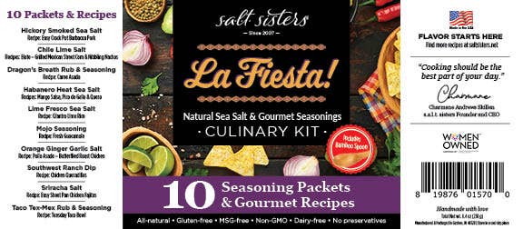 10 Blend Culinary Kit w/ Recipes & Spoon - La Fiesta!