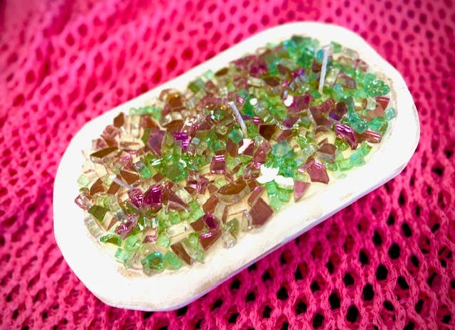 "FIRE BOWL" Dough Bowl Soy Candle (Various Colors/Scents)