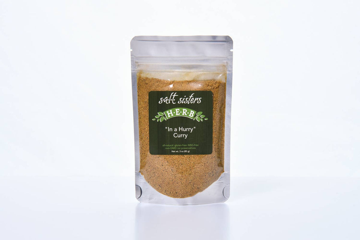 Herb, Spice & Salt Blend - "In a Hurry" Curry - 3 oz