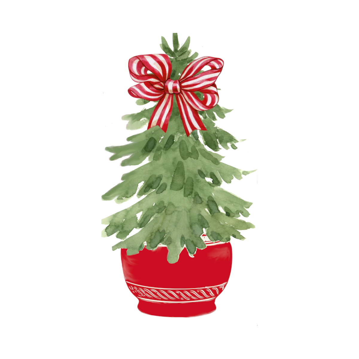 Journal - Christmas Tree in Red Pot
