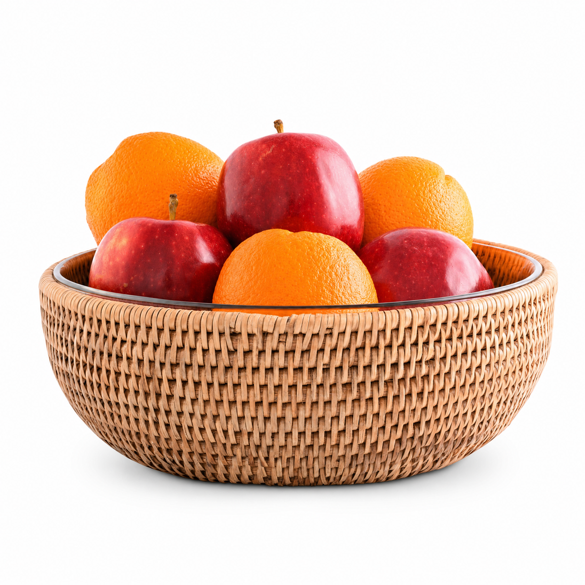 Hand Woven Serving Bowl Rattan