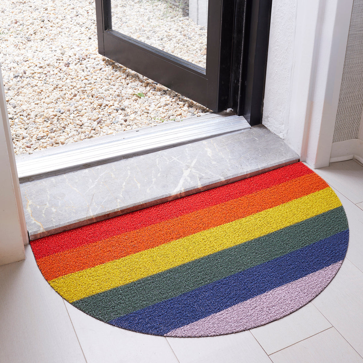 Pride Stripe Shag Mats - Multi