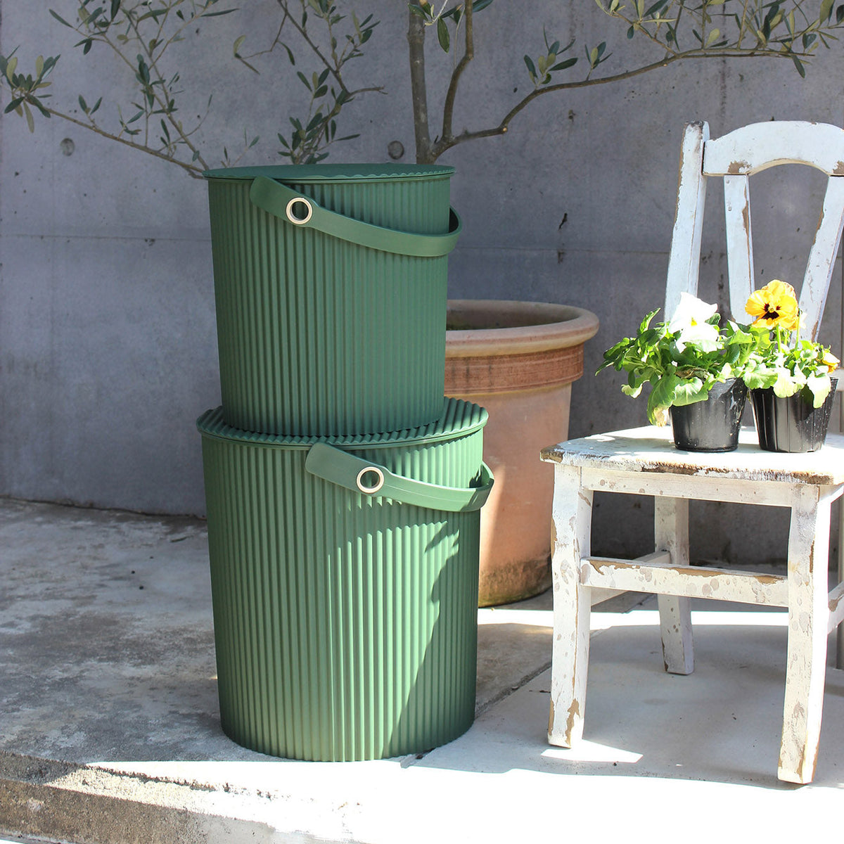 Hachiman Buckets - Garden Green
