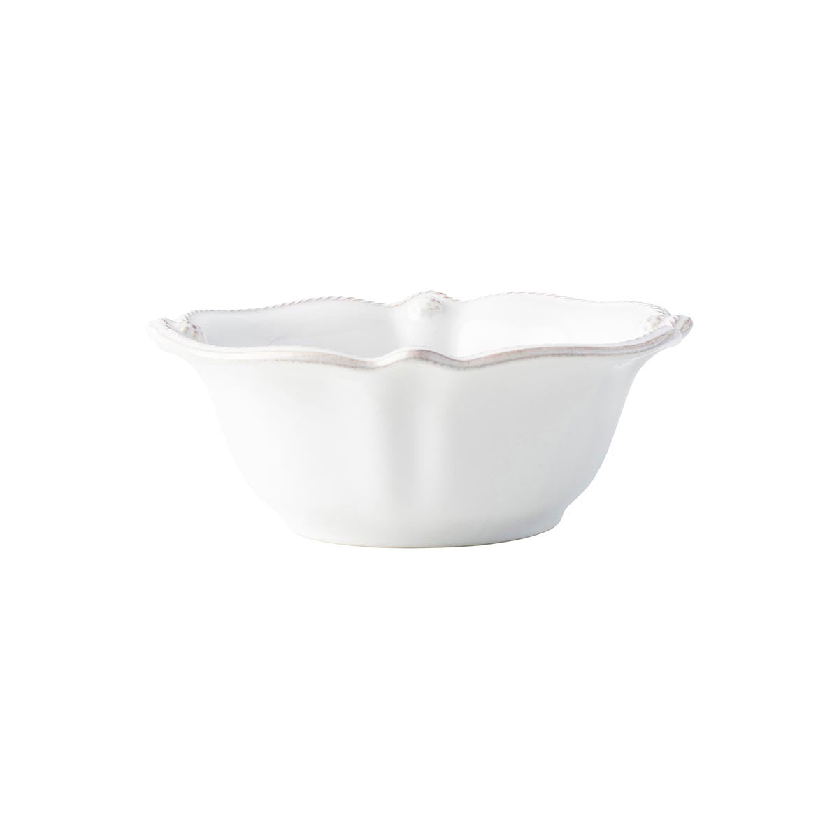 Berry & Thread Flared Cereal/Ice Cream Bowl Whitewash