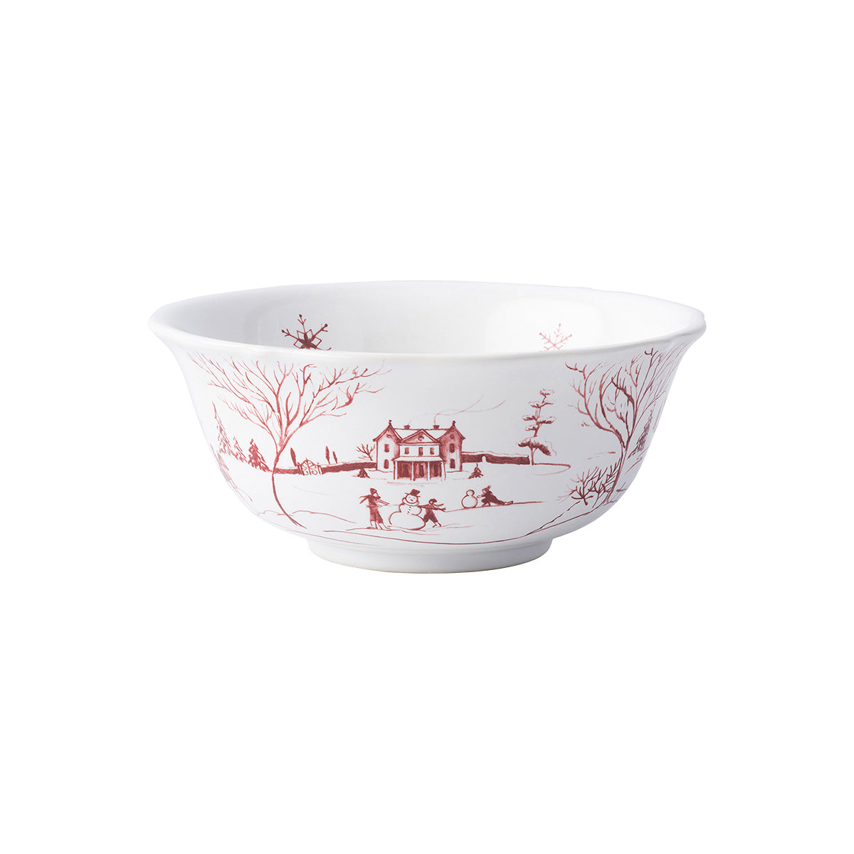 Country Estate Cereal/Ice Cream Bowl Ruby