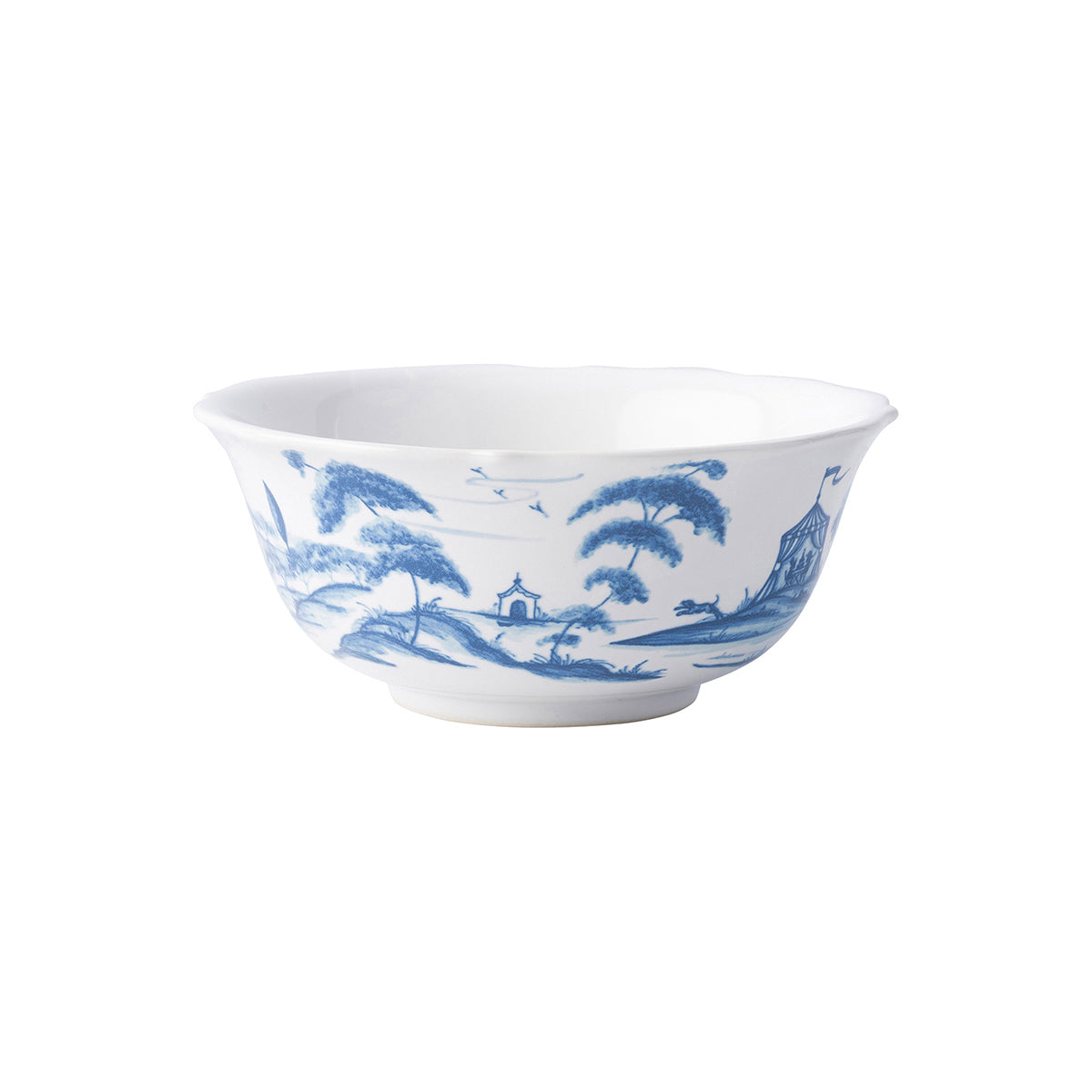 Country Estate Cereal/Ice Cream Bowl Delft Blue