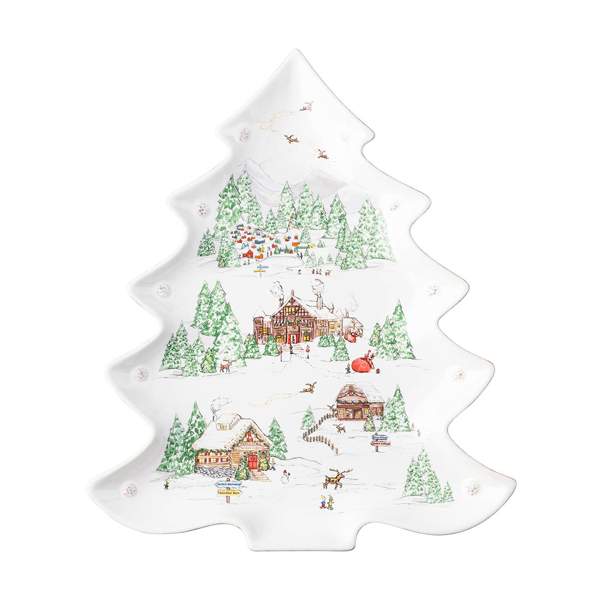 Berry & Thread North Pole 15" Tree Platter