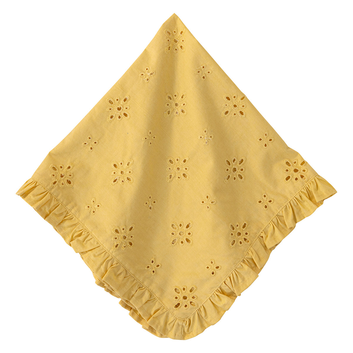 Eyelet Napkin - Individaul Sunflower