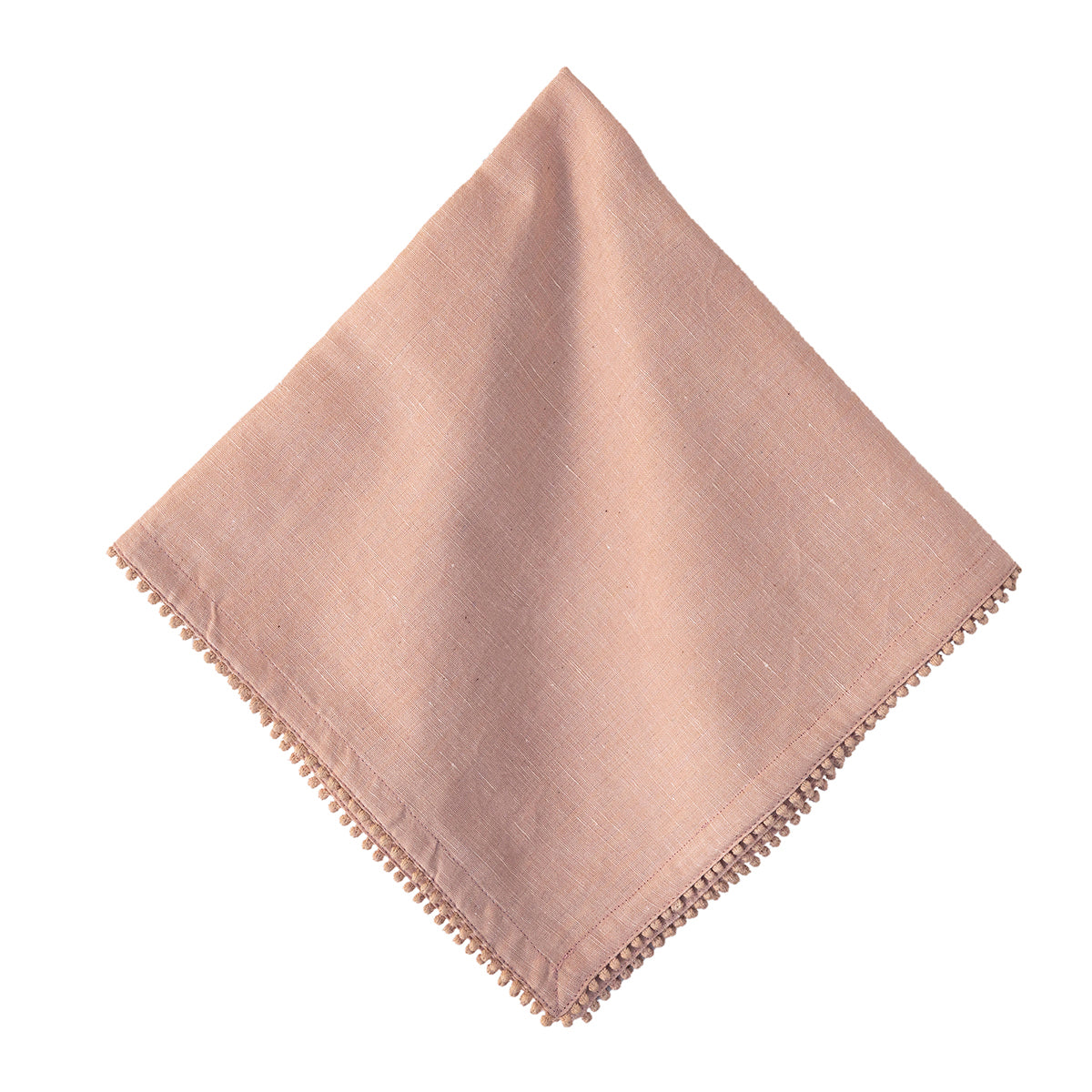 Berry Trim Napkin Blush Single