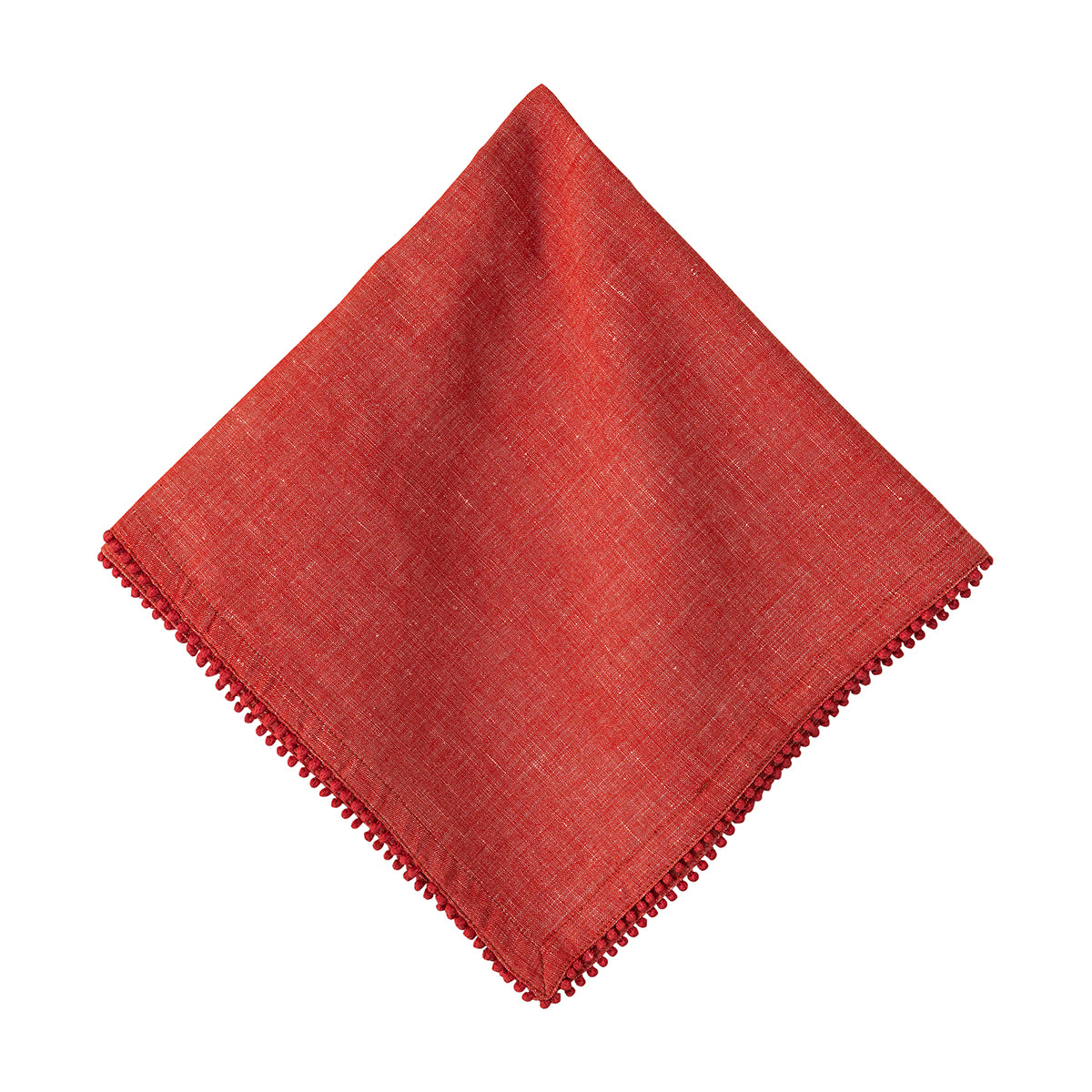 Berry Trim Napkin Red Single