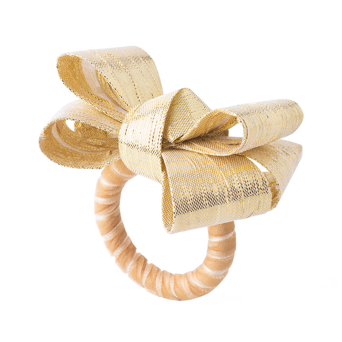 Tuxedo Napkin Ring Gold Individual