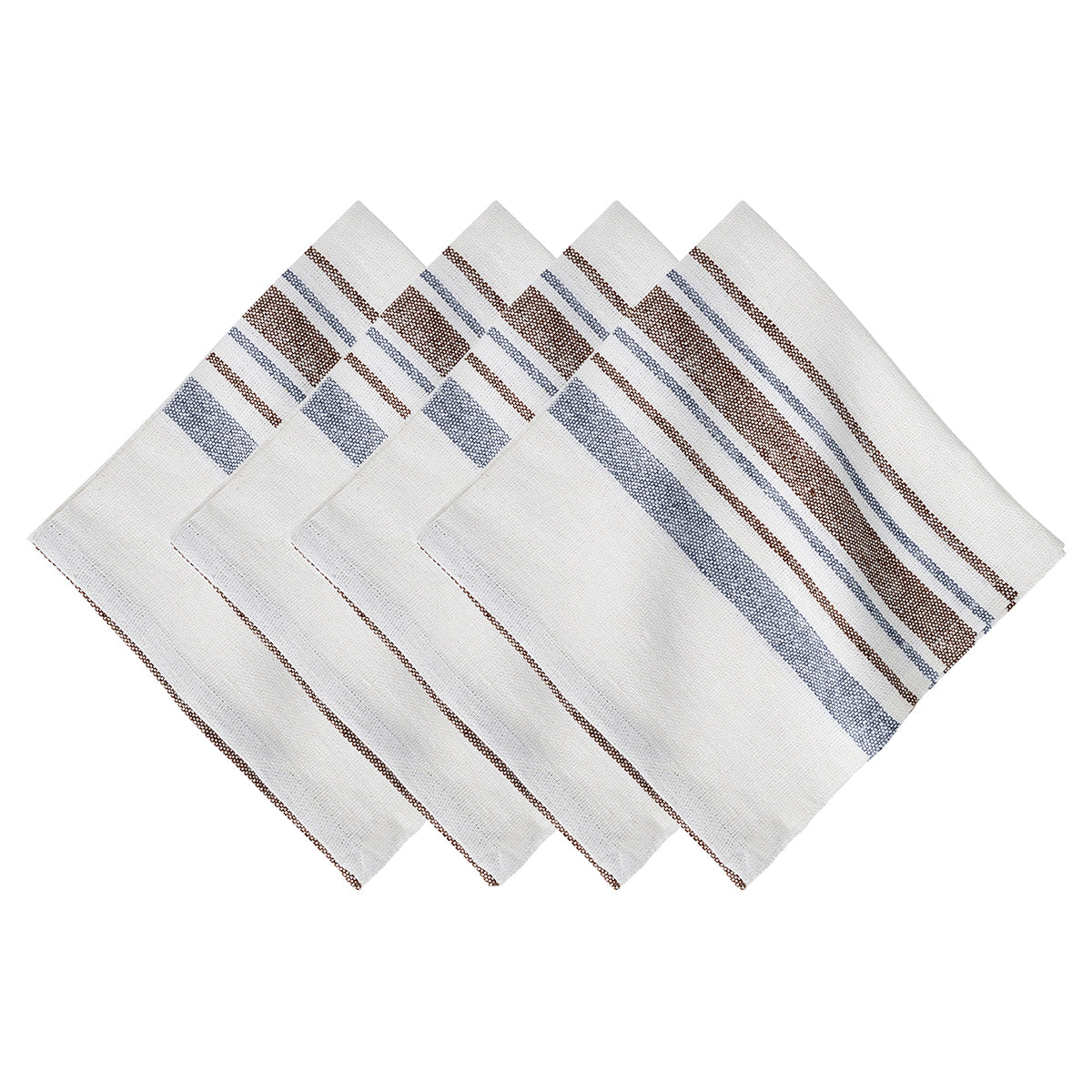 Danish Stripe Napkin Set/4 - Taupe