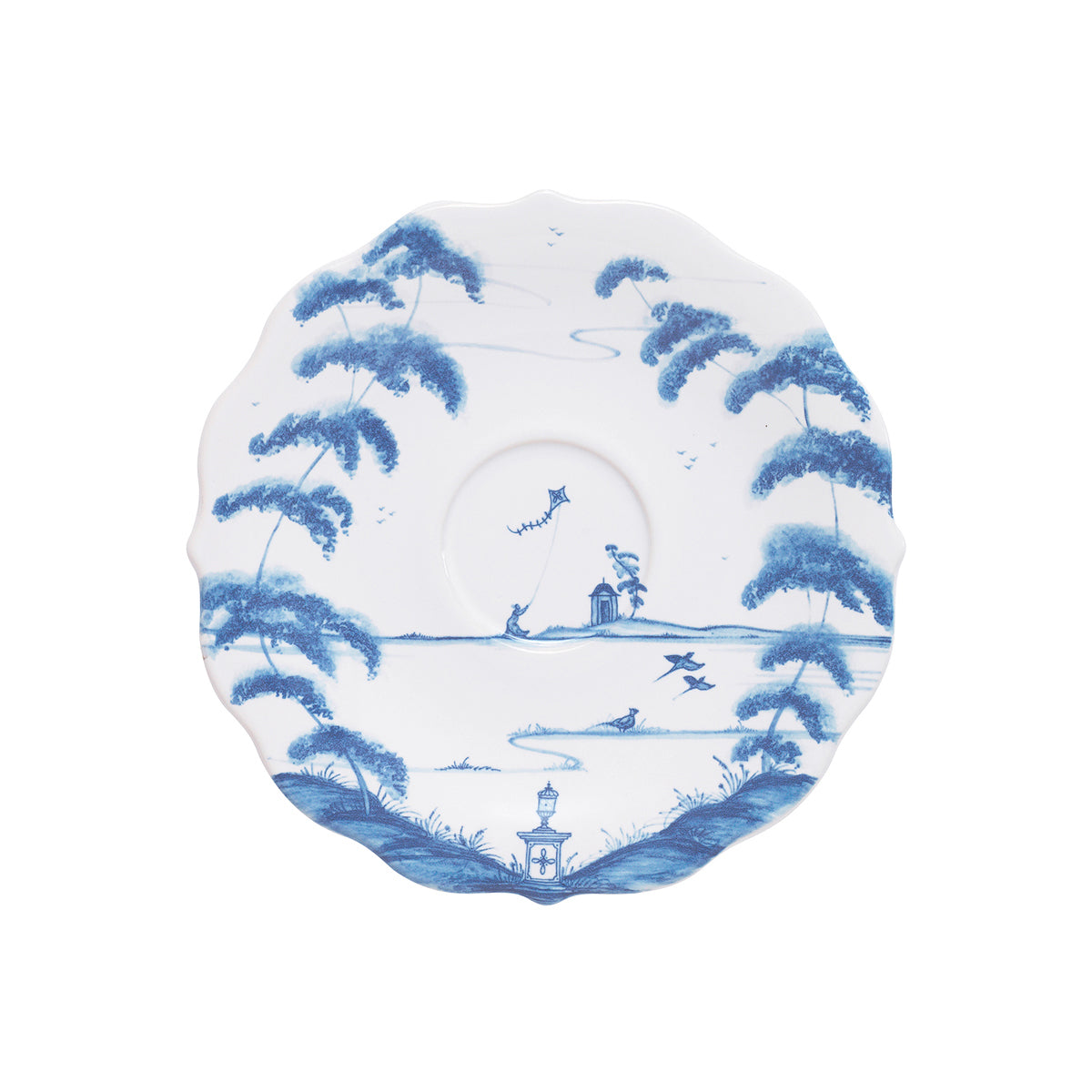 Country Estate Saucer Delft Blue