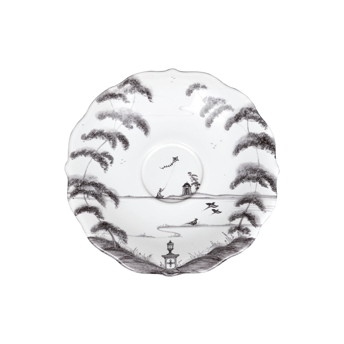 Country Estate Saucer Flint Grey
