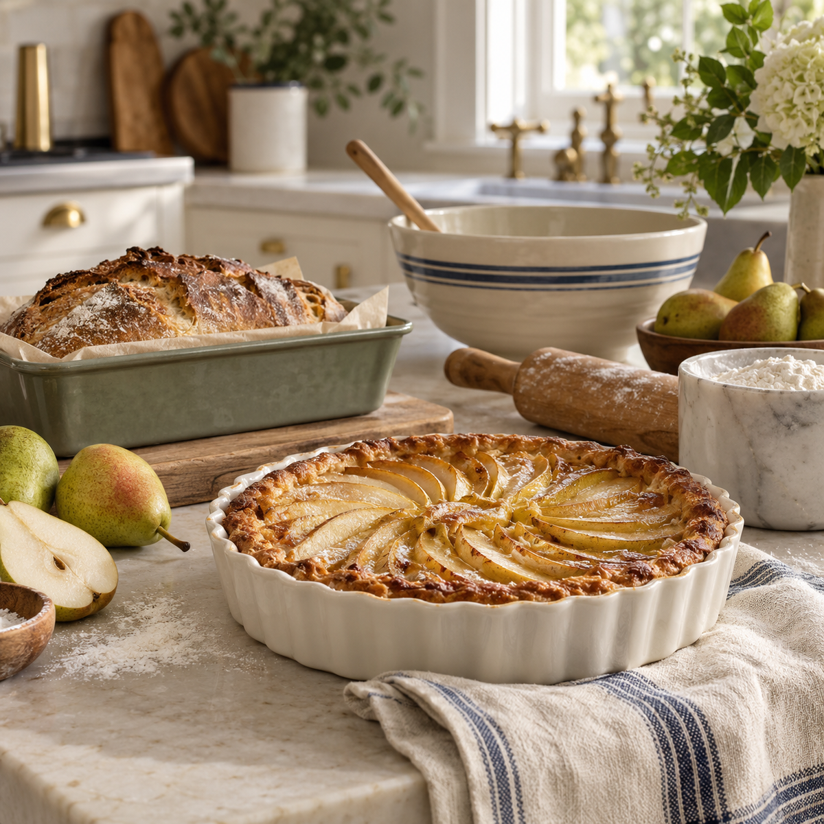 Bakeware lifestyle scene at Le Cookery