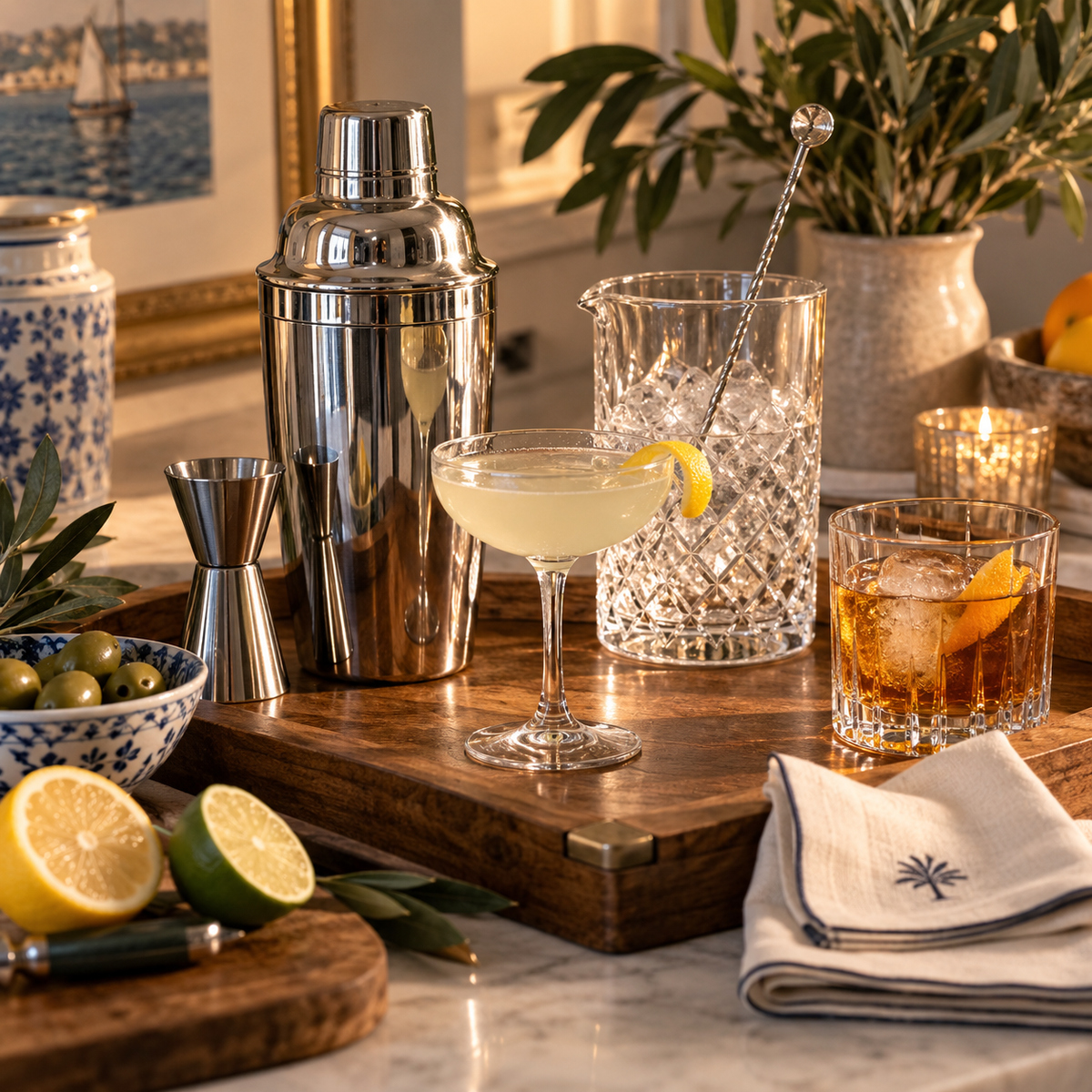 Barware lifestyle scene at Le Cookery