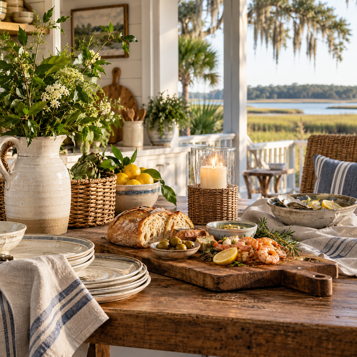 Lowcountry Local Brands lifestyle scene at Le Cookery