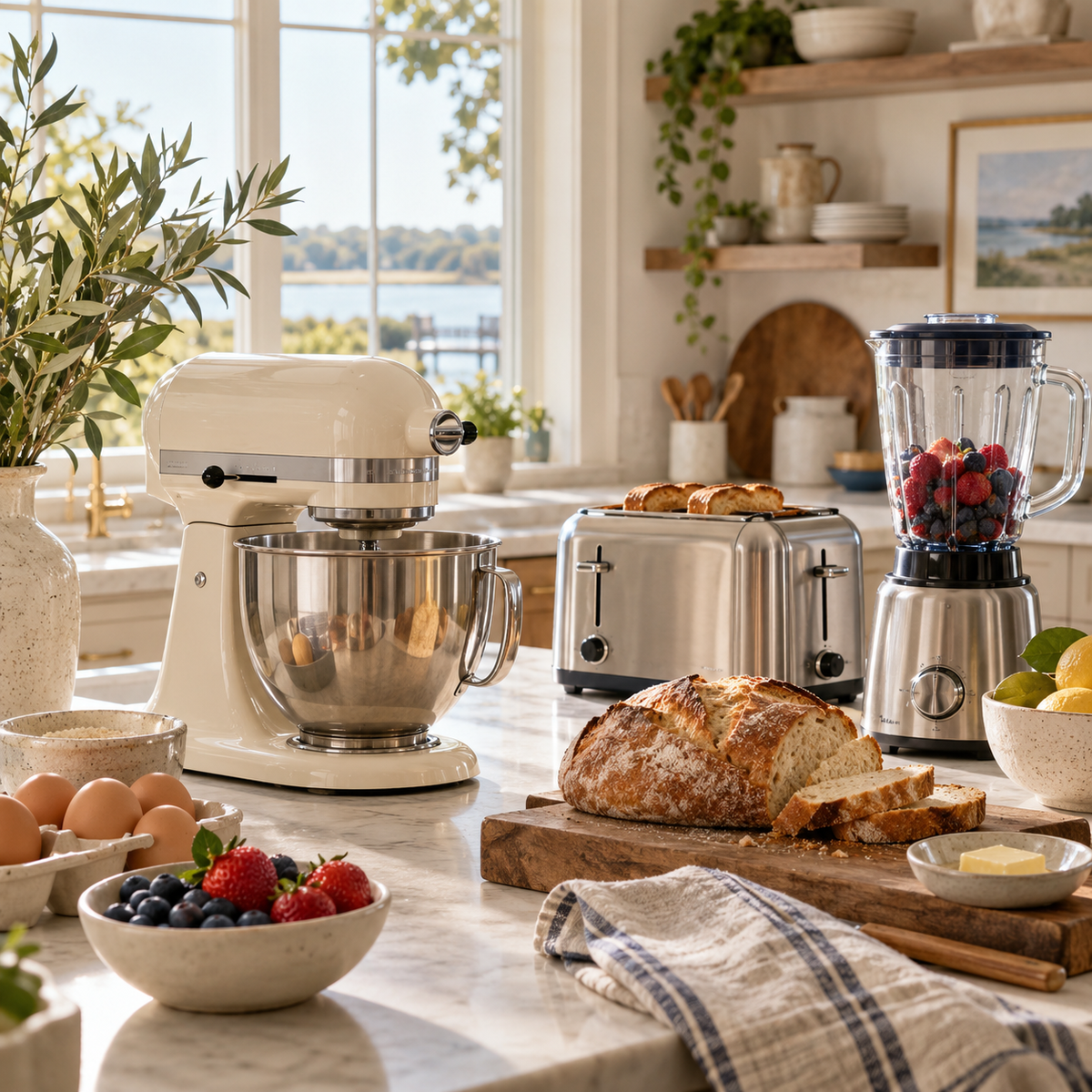 Small Appliances lifestyle scene at Le Cookery