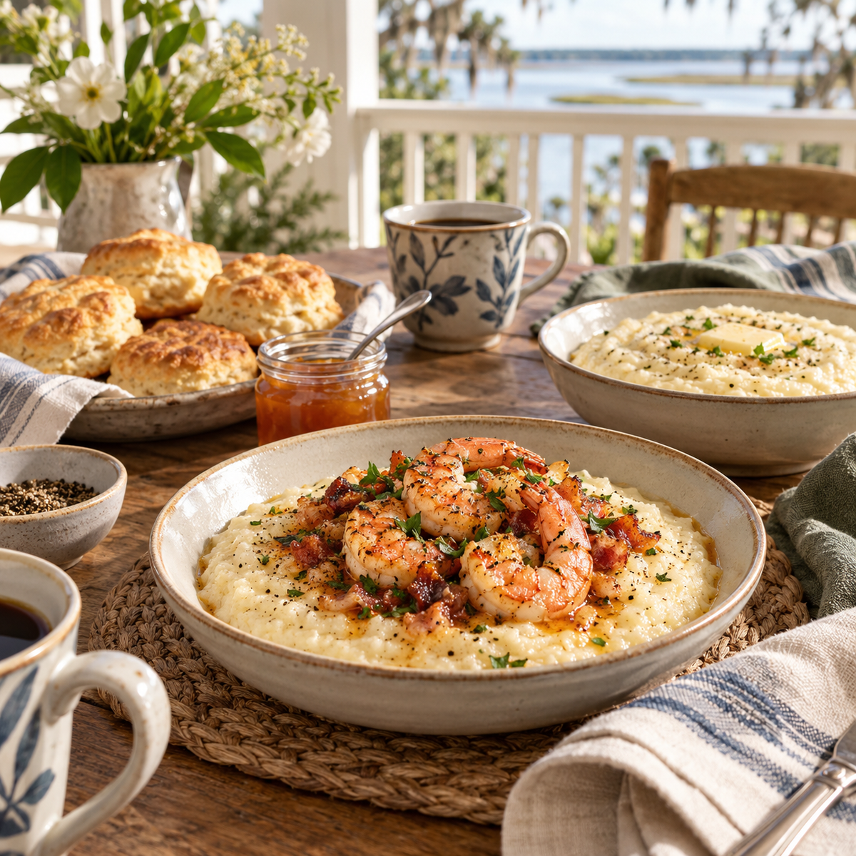 Southern Foods & Grits lifestyle scene at Le Cookery