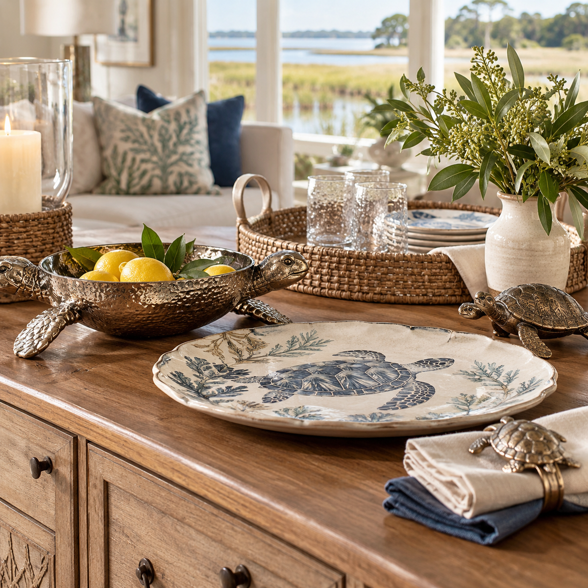 Lowcountry Turtles lifestyle scene at Le Cookery