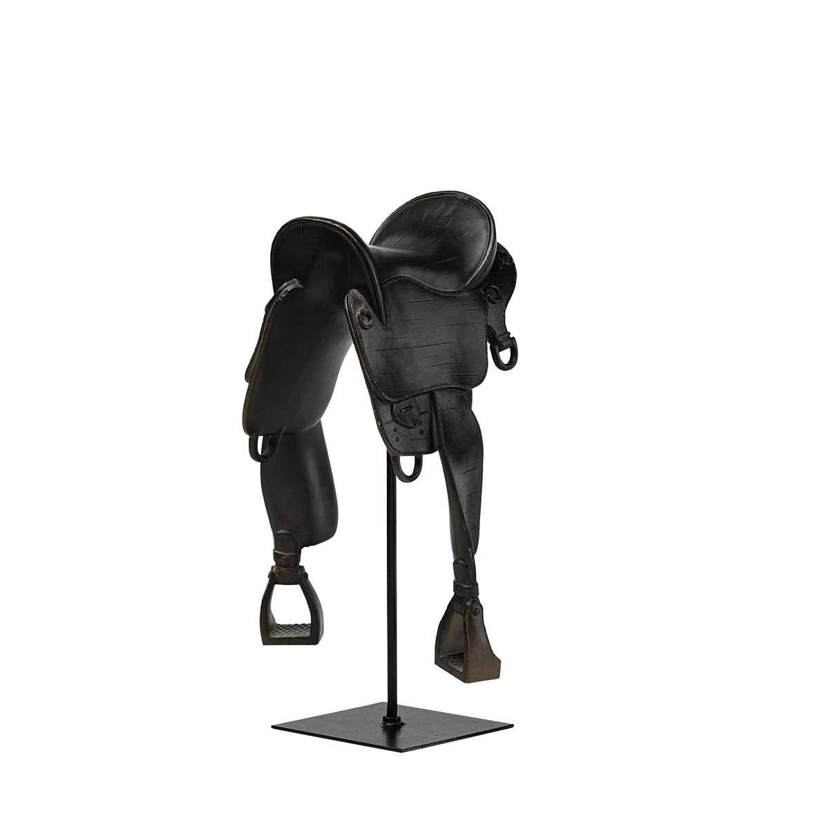Colt III 8L x 9W Black Equestrian-Inspired English Horse Saddle