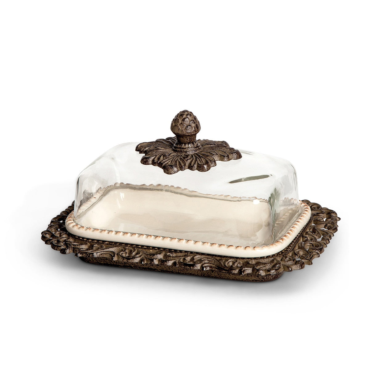 Belle Rive Glass Dome Butter Dish