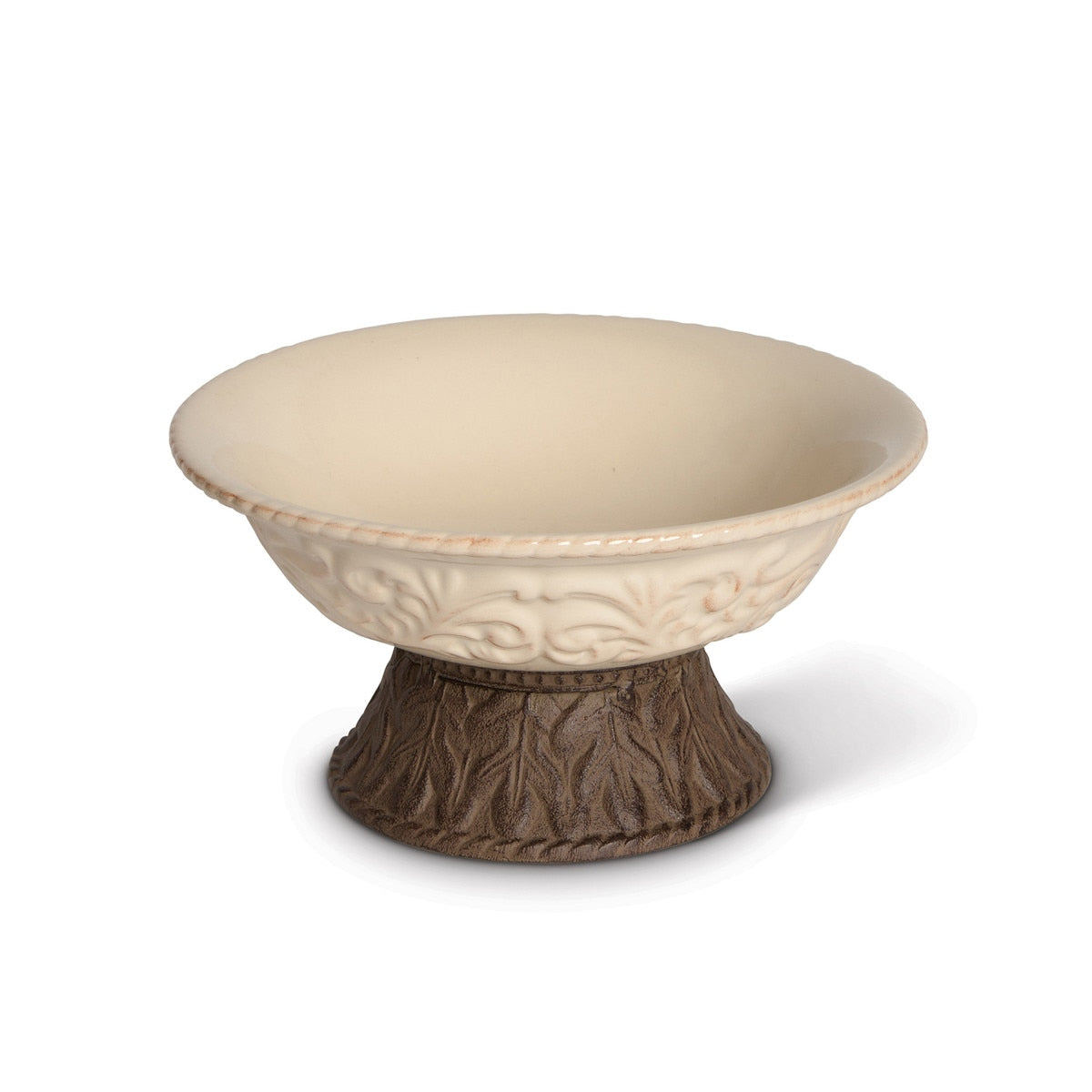 Belle Rive Stoneware Serving Bowl on Base