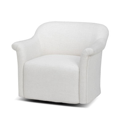 Adeline Swivel Chair, Ivory