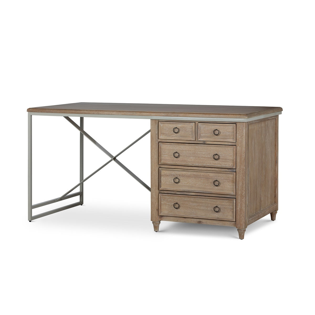 Beauregard Partners Desk, Driftwood