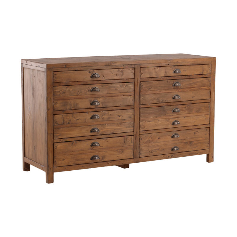 Chantal Medium Apothecary Chest — Brown