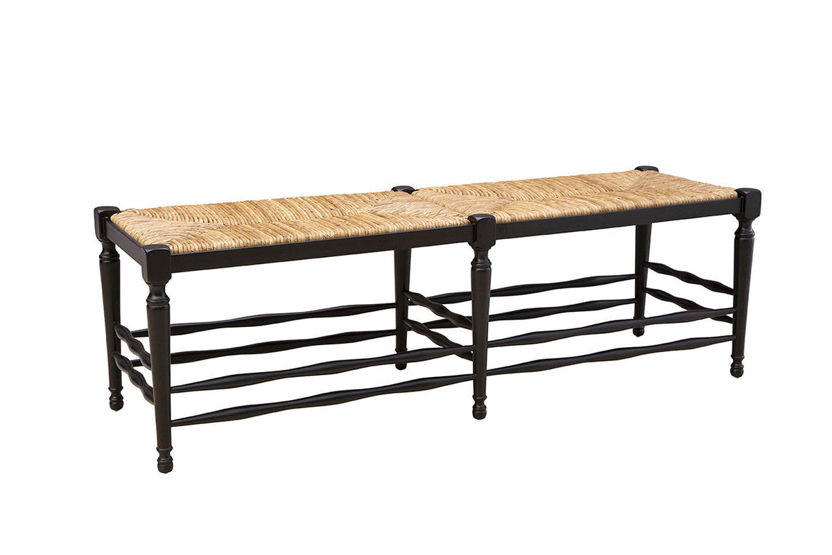 Selene Reed Bench — Black