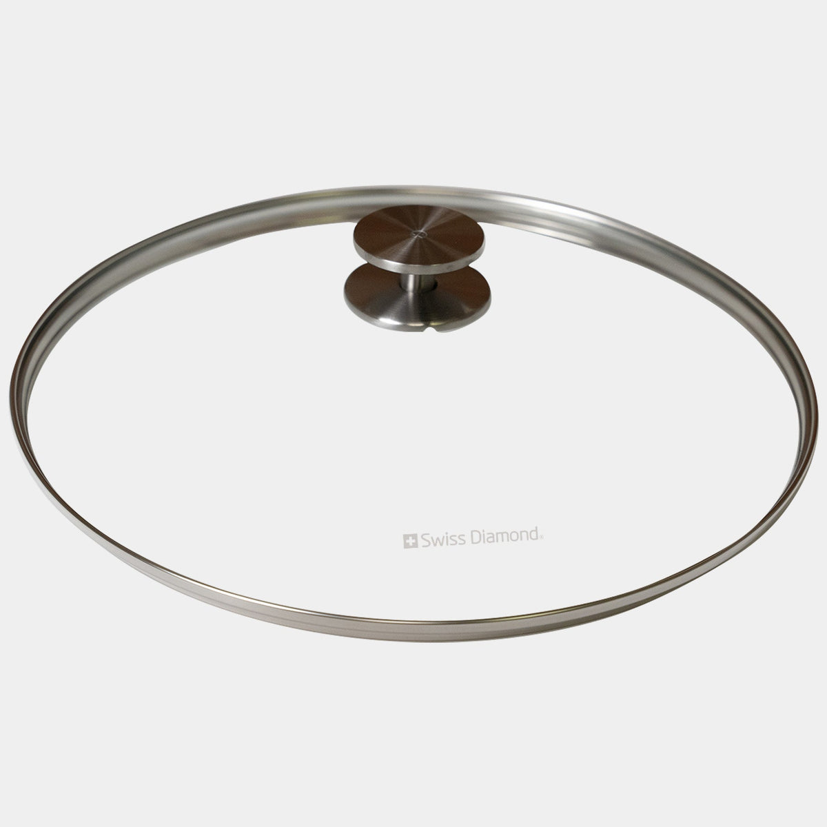 Swiss Diamond CXD Tempered Glass Lid with Stainless Steel Knob — 12.5"