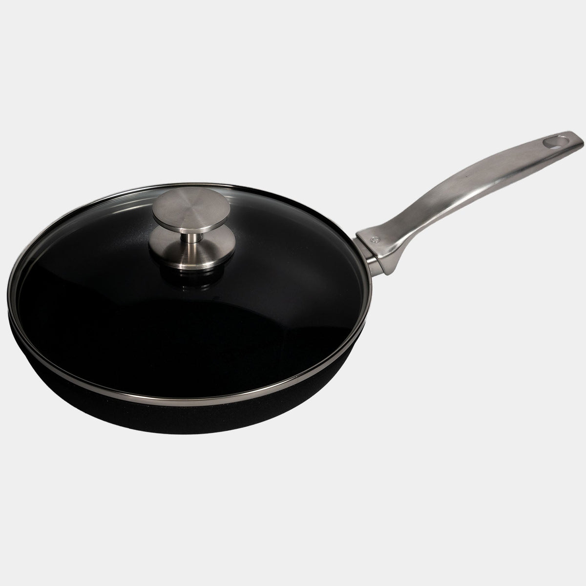 Swiss Diamond CXD DOU Ceramic Nonstick Fry Pan with Glass Lid — 9.5"