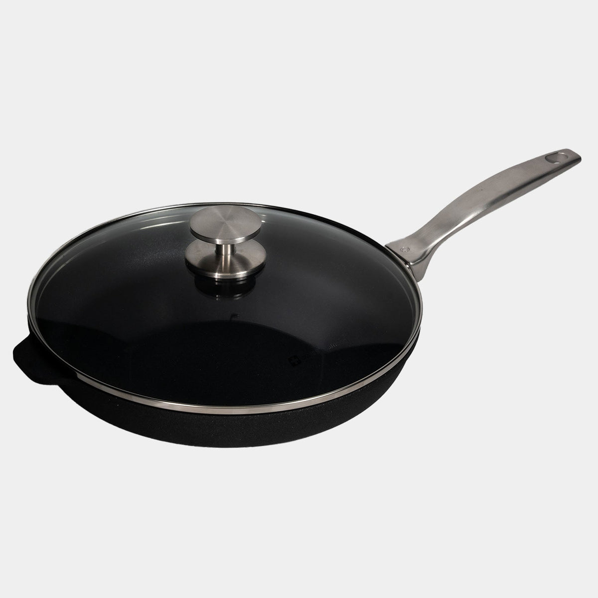 Swiss Diamond CXD DOU Ceramic Nonstick Fry Pan with Glass Lid — 11"