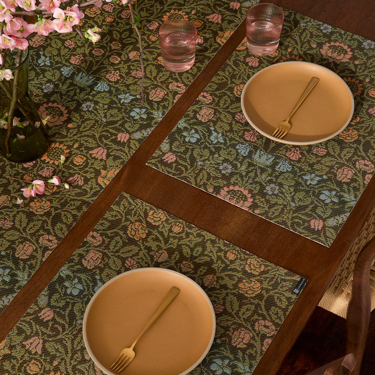 William Morris Placemats - Dark Multi