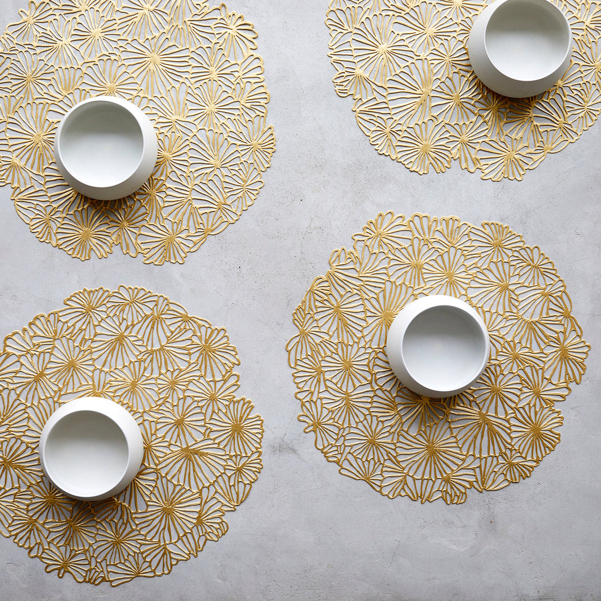 Daisy Placemats - Gilded