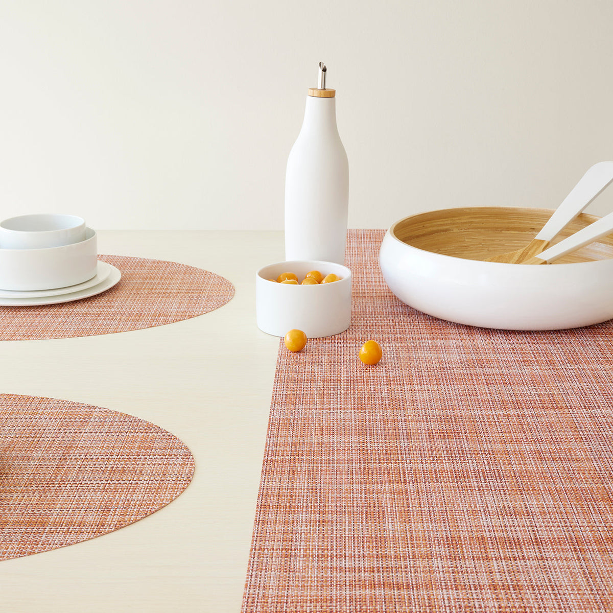 Mini Basketweave Table Runners - Cinnamon