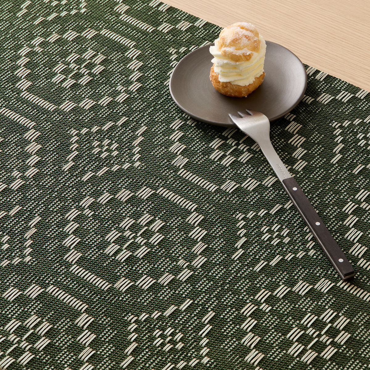 Overshot Placemat Samples - Thyme