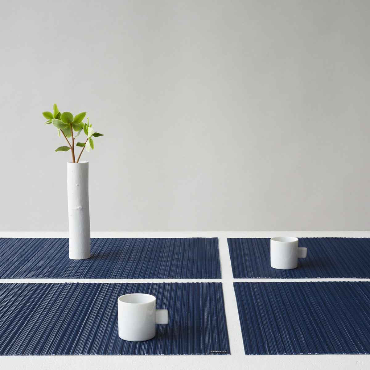 Rib Weave Table Runners - Indigo