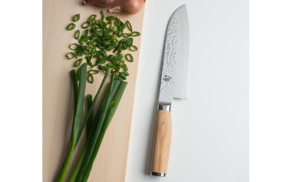 Shun Premier Blonde 7" Santoku — Blonde