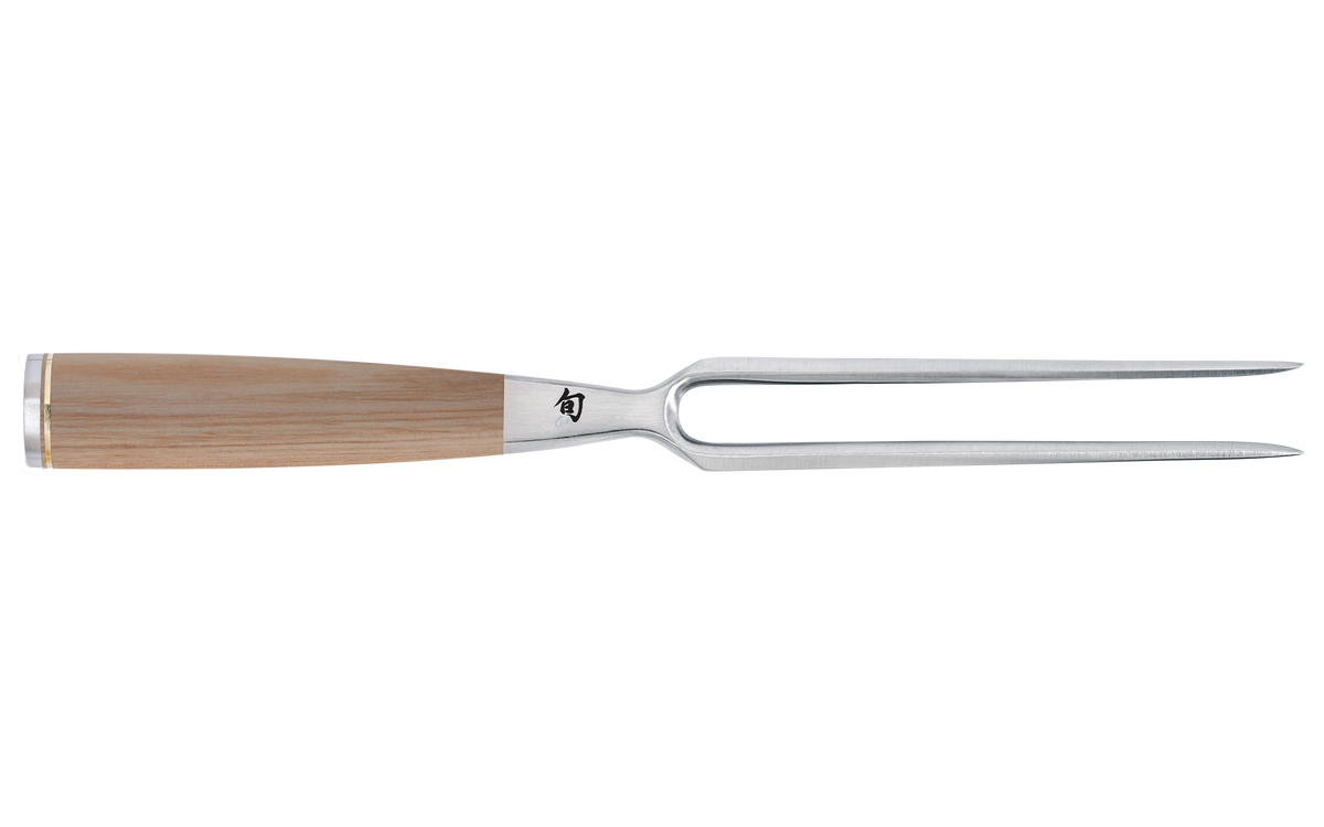 Shun Premier Blonde 6.5" Carving Fork — Blonde