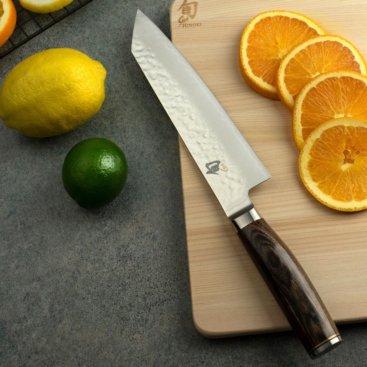 Shun Premier Blonde 8" Kiritsuke — Walnut