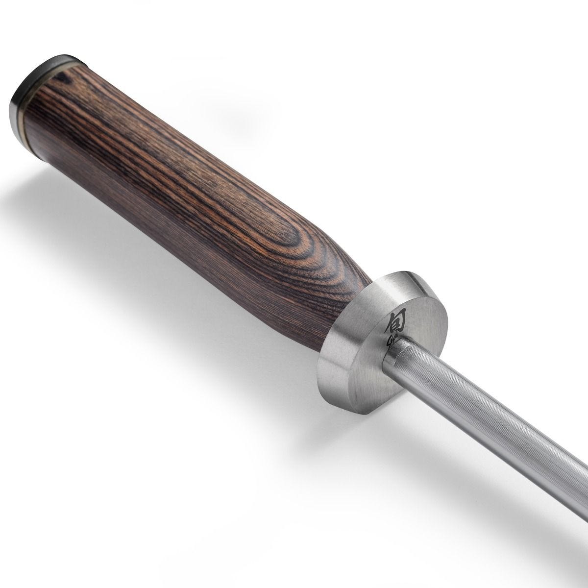 Shun Premier 9" Combination Honing Steel — Walnut