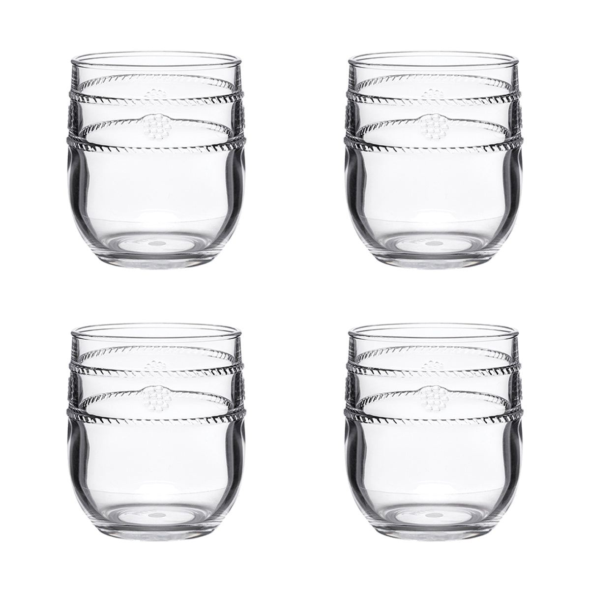 Isabella Acrylic Small TumblerSet/4