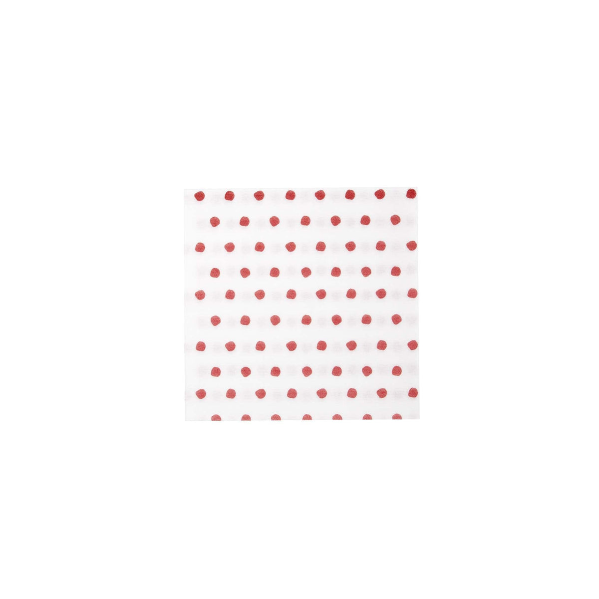 Papersoft Napkins Dot Cocktail Napkins (Pack of 20) Red